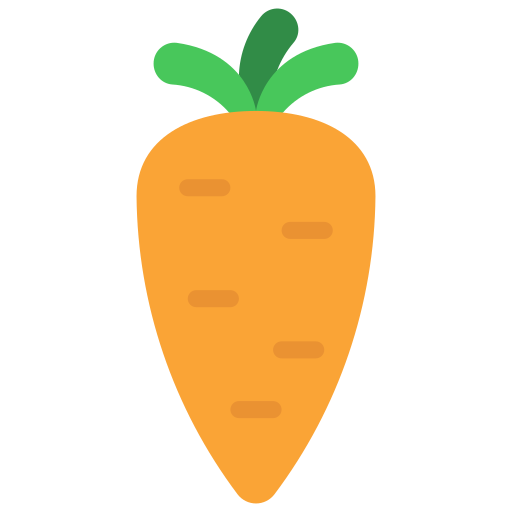 Carrot Juicy Fish Flat icon