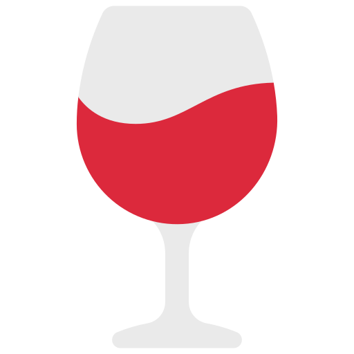 copa de vino Juicy Fish Flat icono