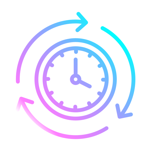 Time changes Generic Gradient icon