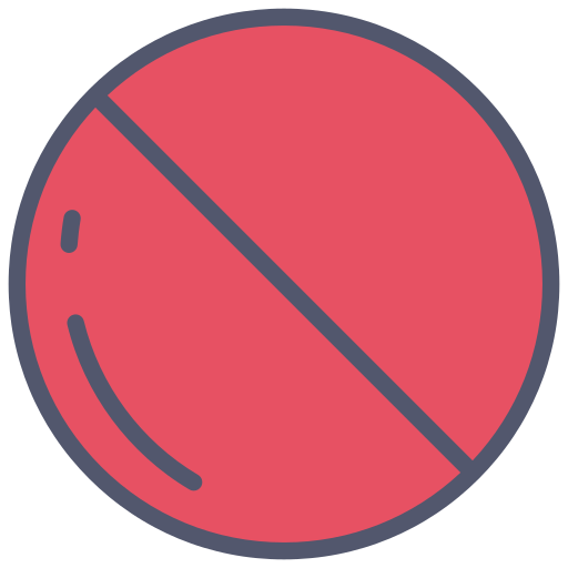 prohibición Generic color outline icono