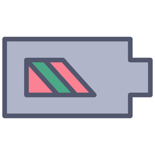 batería Generic color outline icono