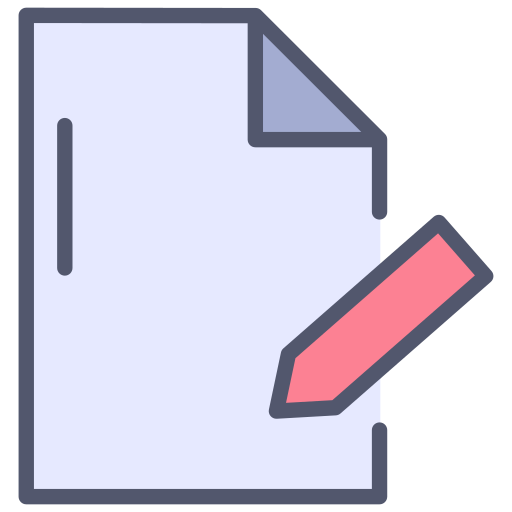documento Generic color outline icona