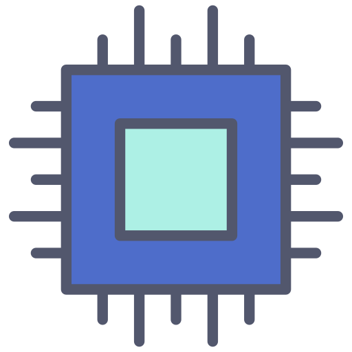 cpu Generic color outline icoon