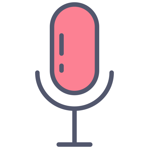 Mic Generic color outline icon