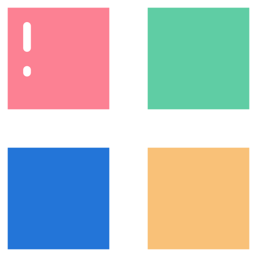 메뉴 Generic color fill icon