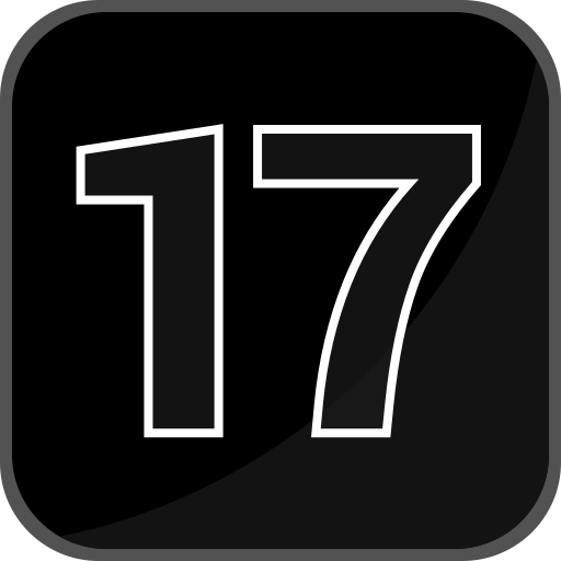 Number 17 Generic Glyph icon