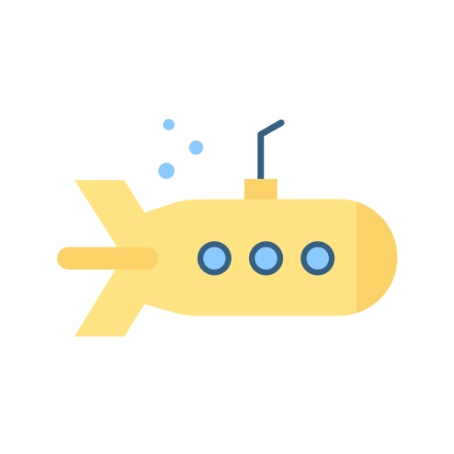 Подводная лодка Generic Flat иконка