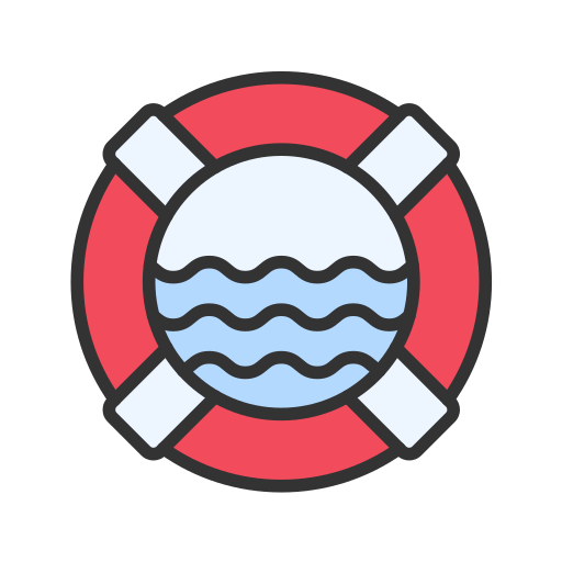Life Buoy Generic Outline Color icon