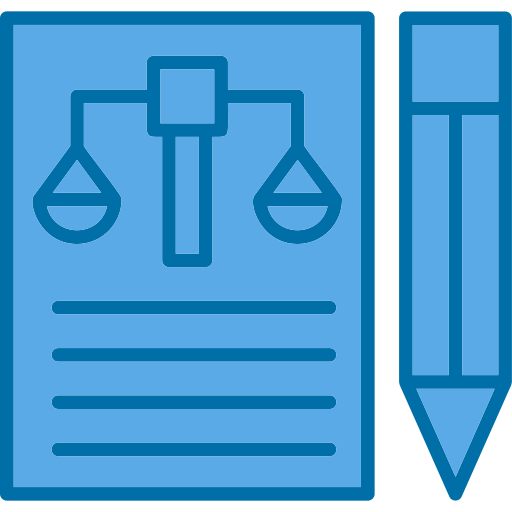 legalny dokument Generic Blue ikona