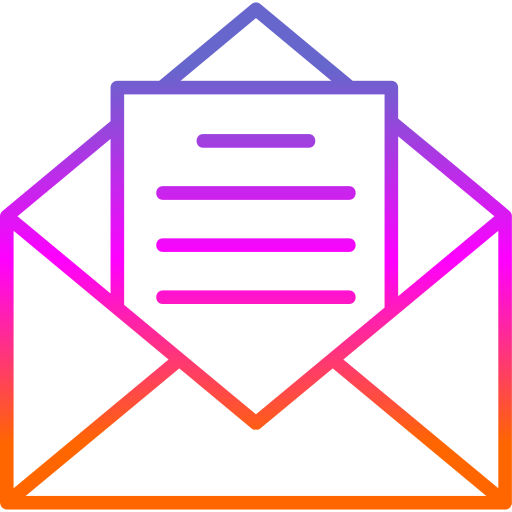 e-mail Generic Gradient icoon