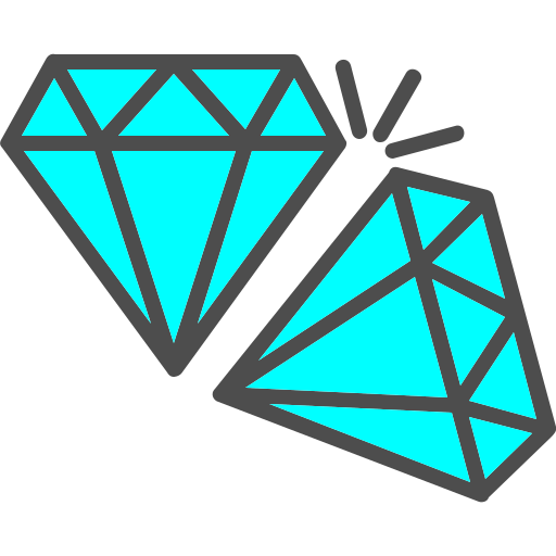 diamante Generic Outline Color Ícone