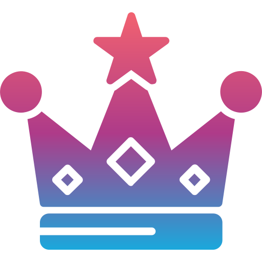 Crown Generic Flat Gradient icon