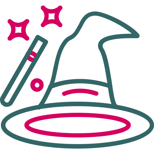 Wizard Hat Generic Outline Color icon