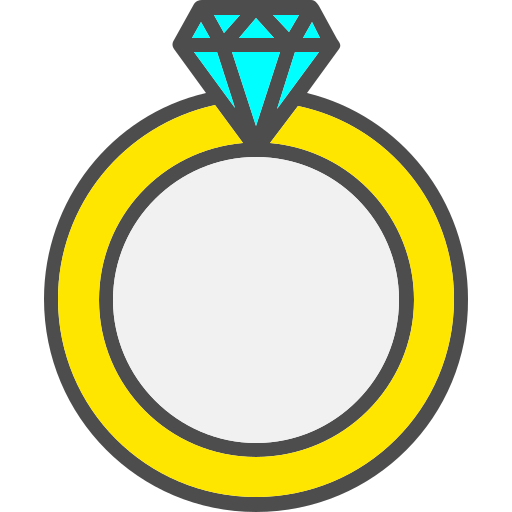 ring Generic Outline Color icon