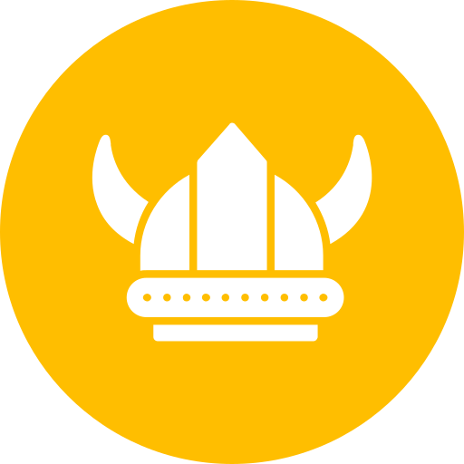 casco vikingo Generic Mixed icono
