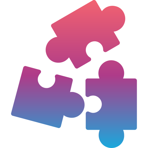 puzzle Generic Flat Gradient ikona