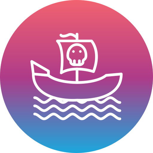 piratenschiff Generic Flat Gradient icon