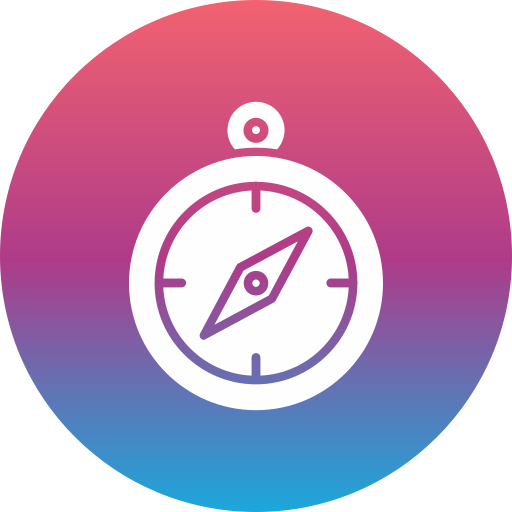 Compass Generic Flat Gradient icon