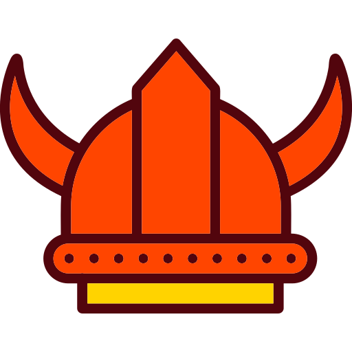 Viking helmet Generic Outline Color icon