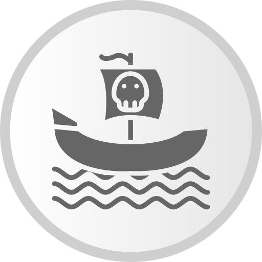 piratenschip Generic Grey icoon