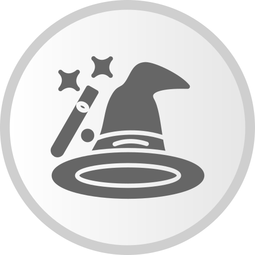 마법사 모자 Generic Grey icon