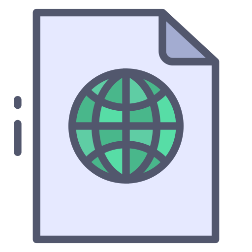 dokument Generic color outline ikona