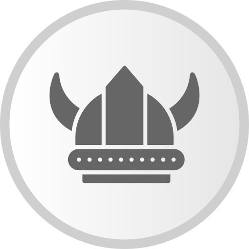hełm wikinga Generic Grey ikona