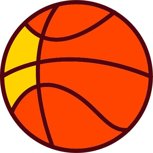 pallacanestro Generic Outline Color icona