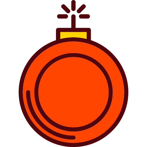 Bomb Generic Outline Color icon