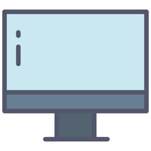 monitor Generic color outline icoon
