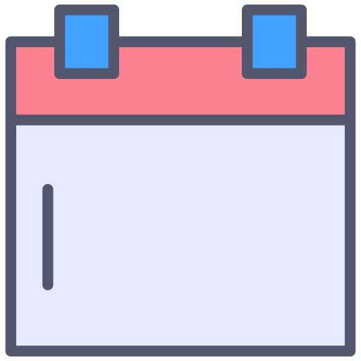 Дата Generic color outline иконка