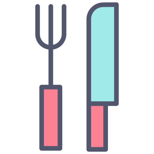 食事 Generic color outline icon