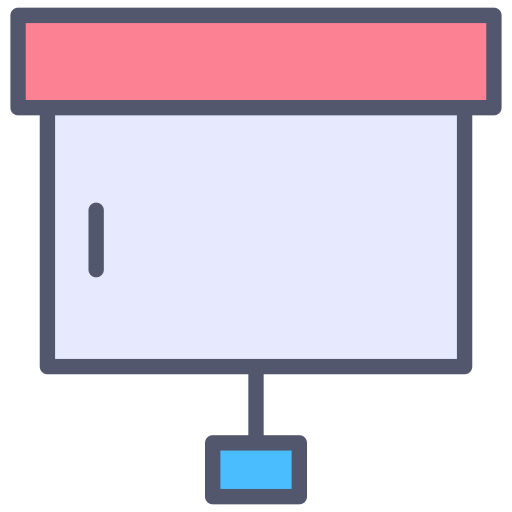 prezentacja Generic color outline ikona