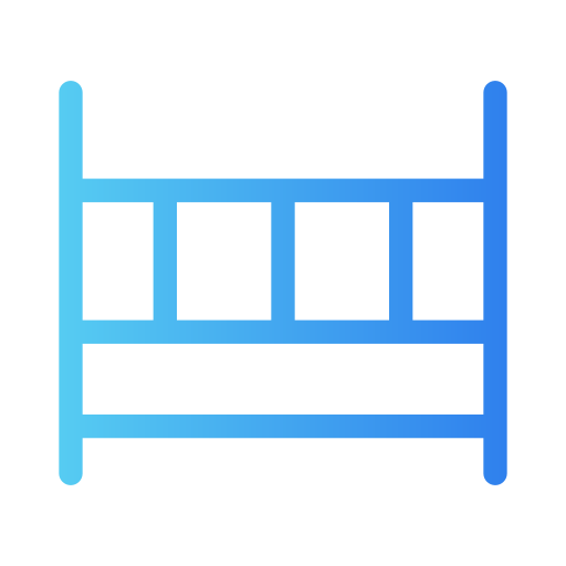 아기 침대 Generic Gradient icon
