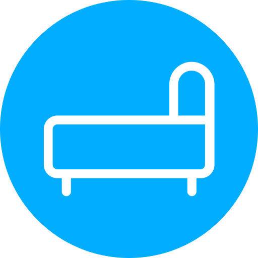 寝室 Generic Blue icon