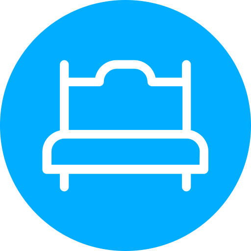 침실 Generic Blue icon
