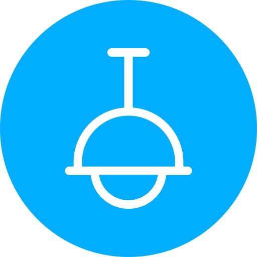 シーリングランプ Generic Blue icon