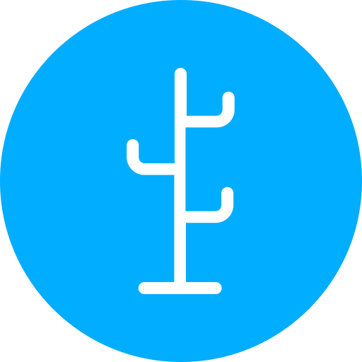 Coat stand Generic Blue icon