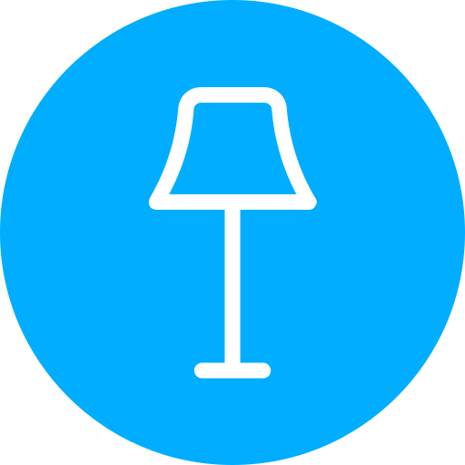 Floor lamp Generic Blue icon