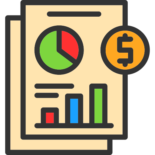 Income statement Generic Outline Color icon