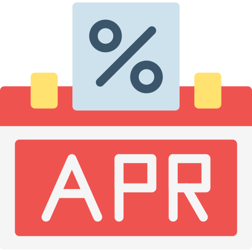 Annual percentage rate Generic Flat icon
