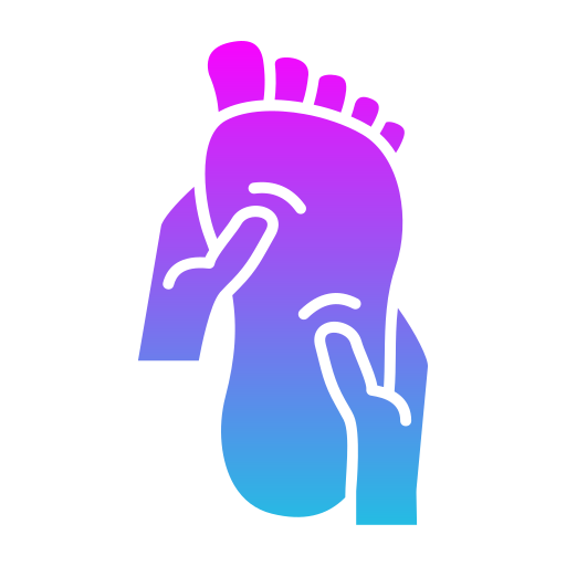 masaje de pies Generic Flat Gradient icono