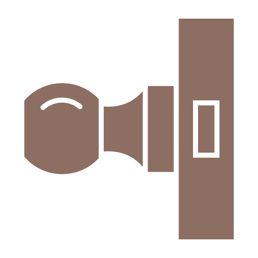 perilla de la puerta Generic Flat icono