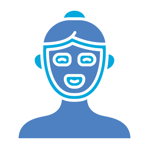 Facial mask Generic Blue icon