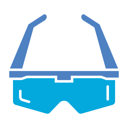 Safety glasses Generic Blue icon