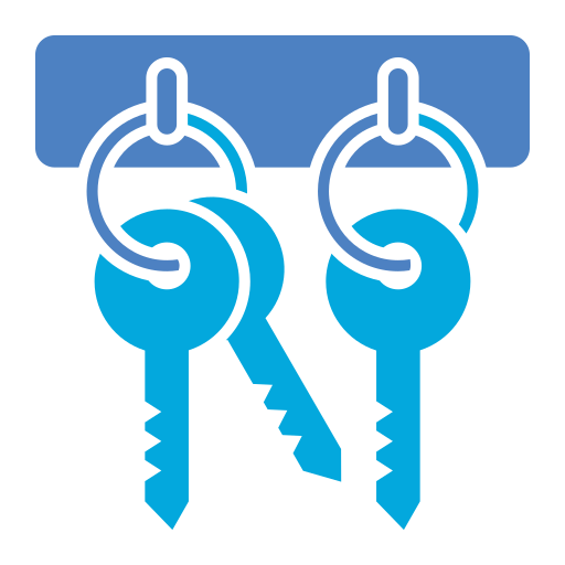 Key Generic Blue icon