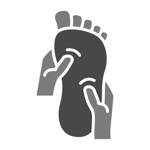voet massage Generic Grey icoon