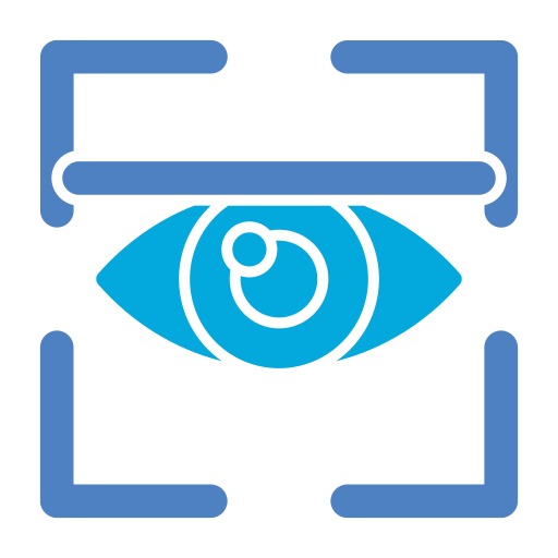 scanner ocular Generic Blue Ícone