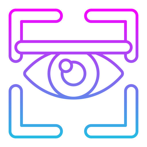 Eye scanner Generic Gradient icon