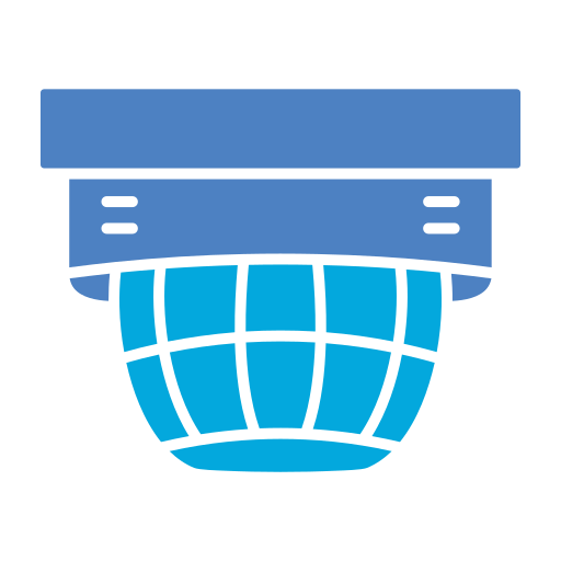 Fire sensor Generic Blue icon